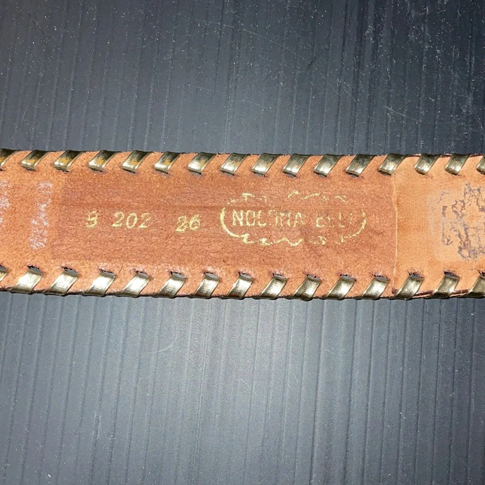 Vintage leather child’s belt by Nocona Boot Company